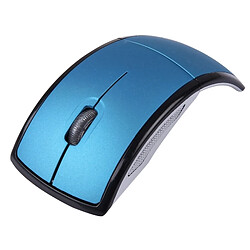 Avis Wewoo Souris sans fil bleu Sans 2.4GHz 800-1200-1600dpi Snap-in émetteur-récepteur pliant sans optique /