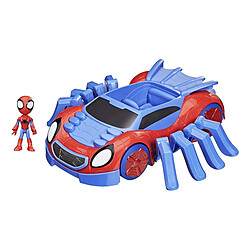 Hasbro Arachno-Voiture Web-Crawler avec une Mini-Figurine Marvel Spidey Multicolore