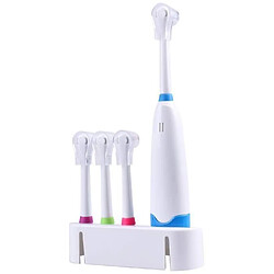 Imperméable à l’eau brosse à dents électrique renouvelable brosse à dents + brosse 3 têtes pour les enfants