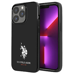 Us Polo U.S Polo Coque pour iPhone 13 Pro Antichoc Mini Horse Bords Surélevés Noir