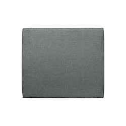 Sommeil de plomb Tete de lit Tapissée Tissu Gris anthracite L 135 cm - Ep 10 cm rembourré