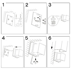 Acheter ZMH LED Wall Light Indoor 1ER Wall Light - Up and Down LED Outdoor Wall Light 5W