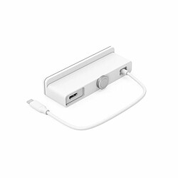 Avis Hub USB Type C 6 en 1 HyperDrive Blanc pour iMac 24"