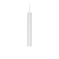 Ideal Lux Suspension design Tube Aluminium blanc 1 ampoule 55cm