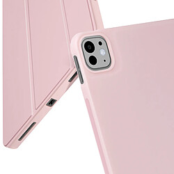 Avizar Étui pour iPad Pro 11 2024 Clapet Pliable Support Multipostions Rose Poudré pas cher