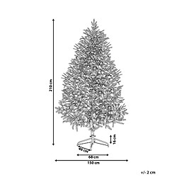 Avis Beliani Sapin de Noël FARNHAM 210 cm Rose