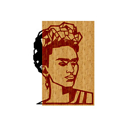 EPIKASA Décoration Murale en Métal et Bois Frida