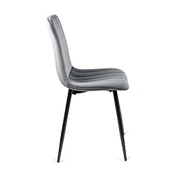 Avis Vivaldi Chaise IBIS Gris Velours