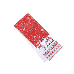 C362 Christmas Snow Flake Modèle Tableau Runner Christmas Long Strip Nappe Intérieur Décorations de Noël pour les fêtes de vacances