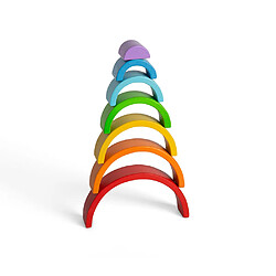 Bigjigs Toys Arches arc-en-ciel empilables - Petites pas cher