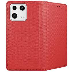 Acheter Htdmobiles Housse pour Xiaomi 13 5G - etui coque pochette portefeuille + film ecran - ROUGE MAGNET