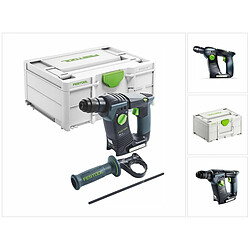 Festool BHC 18 Basic Perforateur sans fil 18 V, 25 Nm, 1,8 J SDS Plus, sans balai ( 576511 ) + Systainer - sans batterie, sans chargeur ( successeur de 574723 )