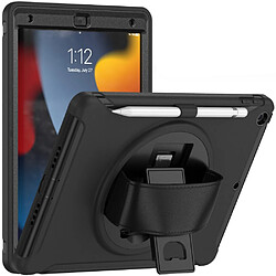 Coque en TPU antichoc avec béquille noir pour votre iPad 10.2 (2021)/(2020)/(2019)