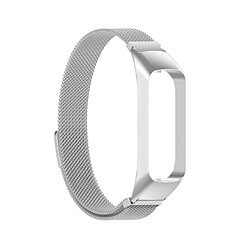 PHONECARE Bracelet Milanese Loop Fermoir Magnétique pour Samsung Galaxy Fit2 (SM-R220) - Gris