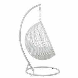 Inside 75 Chaise Suspendue Rond NAOMI / Blanc