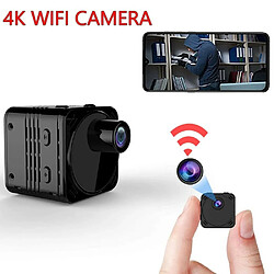 Avis Mini caméra de surveillance infrarouge intelligente sans fil vision 170° 4K HD 1080P WIFI et DV, jour/nuit + Micro SD 128GO