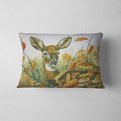 Bonamaison Housses de Coussin, Polyester, Multicolore, 35X50 Cm