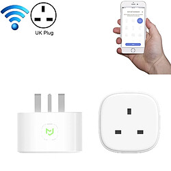 Wewoo Prise Connectée blanc Meross MSS210 télécommande WiFi Smart Power Socket Fonctionne avec Amazon Alexa & Assistant Google, AC 100-240V, UK