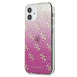 Guess Maroquinerie guess guhcp12spcu4ggpi iphone 12 mini 5,4" rózowy/rose coque dur 4g gradient