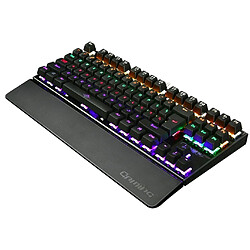 Avis Clavier Mécanique Rétroéclairé K28 Clavier De Jeu Filaire Coloré LED USB Noir