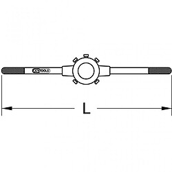 KS TOOLS 331.0001 Porte-filières M1-M2,6