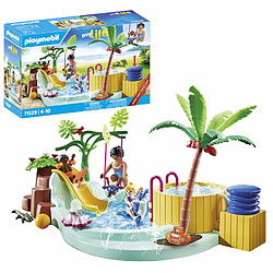 Avis Playmobil® 71529 - Playmobil - Vacanciers avec piscine et bain a bulles