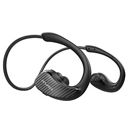 Wewoo Casque Bluetooth Sport noir pour iPhone, Samsung, Huawei, Xiaomi, HTC et Autres Smartphones Étanche CSR4.1 Écouteurs Stéréo Sans Fil Avec Fonction NFC,