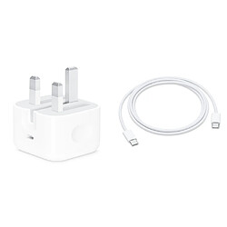 Pour les chargeurs Apple 20 W AC et les câbles USB-C vers USB-C