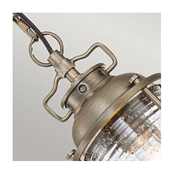 Acheter Elstead Lighting Suspension extérieur Kichler Aluminium,laiton,verre grainé transparent Bronze bruni