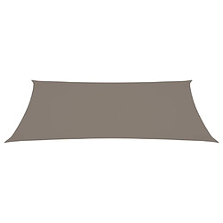 Maison Chic Voile d'ombrage | Voile de parasol | Toile d'ombrage tissu oxford rectangulaire 3x6 m taupe -MN89091