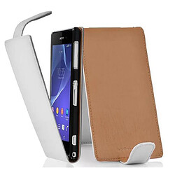 Cadorabo Coque Sony Xperia Z2 Etui en Blanc