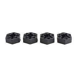 4 Pièces Adaptateur de Moyeu D'entraînement Hexagonal de Roue de Voiture RC Convient pour 1:14 Wltoys 144001 124018 124019