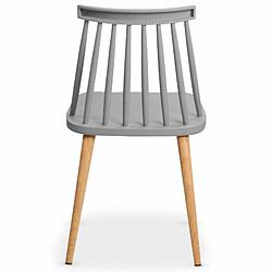 Paris Prix Lot de 2 Chaises Scandinaves Magnan 77cm Gris pas cher