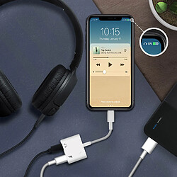 Avis Avizar Adaptateur Audio et Charge Lightning vers Lightning et Jack 3.5 mm Compact Blanc