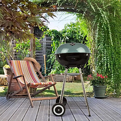 Acheter Livoo Barbecue à charbon Vert Ø 41 cm Grille de cuisson chromée Type WEBER