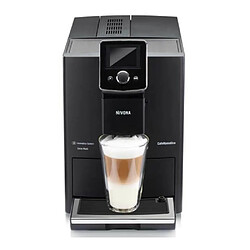 Nivona CafeRomatica 820 Machine Expresso 1.8L 230W Arrêt Automatique Mousseur à Lait Acier Inoxydable Noir