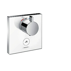 Hansgrohe Thermostat Up Show Erse Select Verre FS Highflow 1 consommateurs Blanc/chromé, 15735400