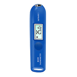 Thermomètre Infrarouge LCD Numérique Sans Stylo Capteur De Température Tactile Bleu