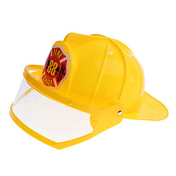 Acheter Casque De Sécurité Pompier De Simulation Réglable Pompier Chapeau Chapeau Jouet Jaune