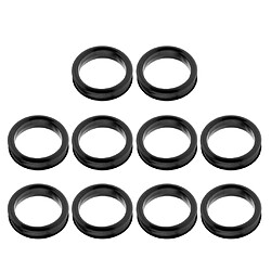 10pcs doigt anneau poignées inserts pour coiffeur coiffure ciseaux de cisaillement balck