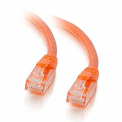 Acheter Ecm C2G Câble de raccordement réseau Cat5e avec gaine non blindé (UTP) de 0,5 M - Orange