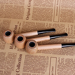 Wewoo Creative Pipe En Bois Massif Portable À Tabac Filtre À Fumée À Fumer Embouchure Porte-Cigarette pas cher