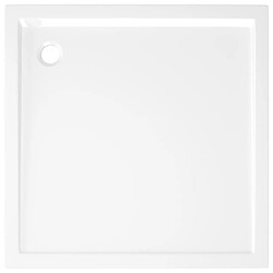 Acheter vidaXL Receveur de douche carré ABS Blanc 80x80 cm