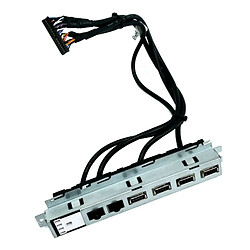 Carte Façade PC Dell 790 990 DT 0519T8 519T8 Optiplex 4x USB 2.0 Audio IN/OUT - Occasion