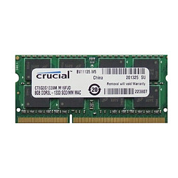 Crucial for Mac SO-DIMM 8 Go DDR3 1333 MHz CL9