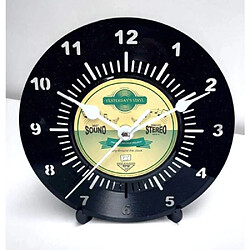 Magneticland Horloge vinyle 45T recyclé YELLOW