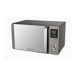 Micro-ondes combiné - CONTINENTAL EDISON - CEMO25SG13S3 - Silver - 25 L - Porte Miroir - 900 W - Grill 1000 W - Convection 1000