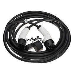 vhbw Câble de recharge type 2 vers type 2 compatible avec Alfa Romeo Tonale voiture électrique - 3 phases, 16 A, 11 kW, 10 m