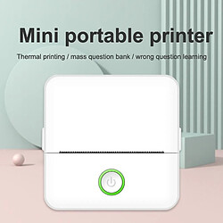 Yonis Mini Imprimante Bluetooth Rose Sans Encre