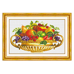 Fruits embouti kit de point de croix bricolage couture 11CT 55x36cm